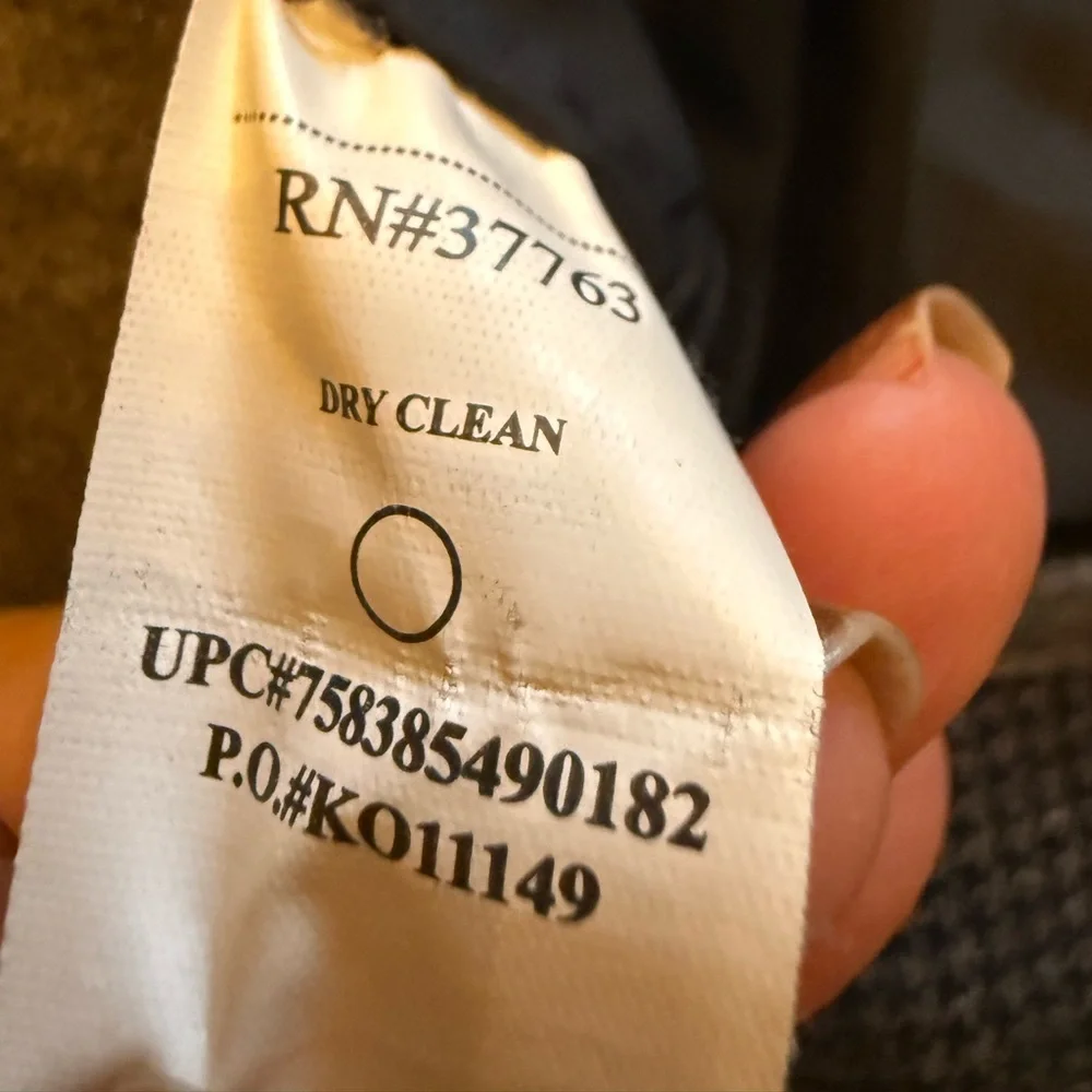 Y2K AXIST Men's Black Houndstooth Vest XL - Picture 9 of 10